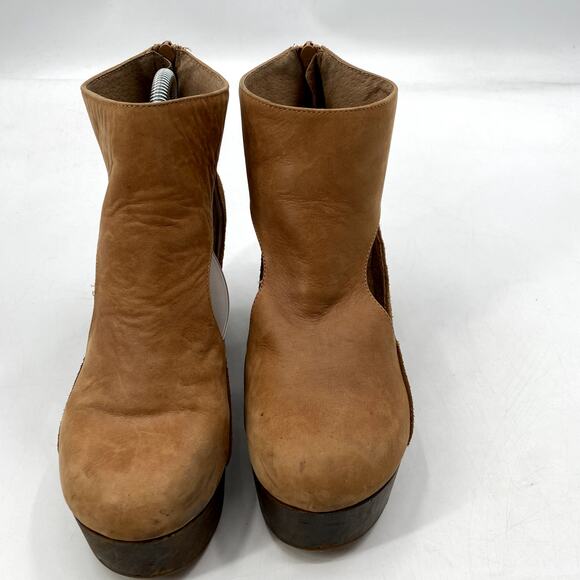 Free People Horizon Brown Wood Clogs - Picture 5 of 8